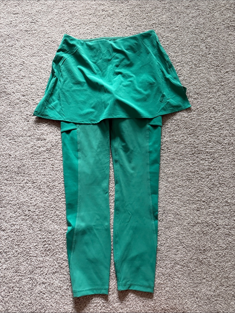 lululemon athletica Green Skirted Leggings